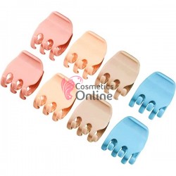 Clestisori pentru coafor CLTP07 Color, 6 bucati Medii